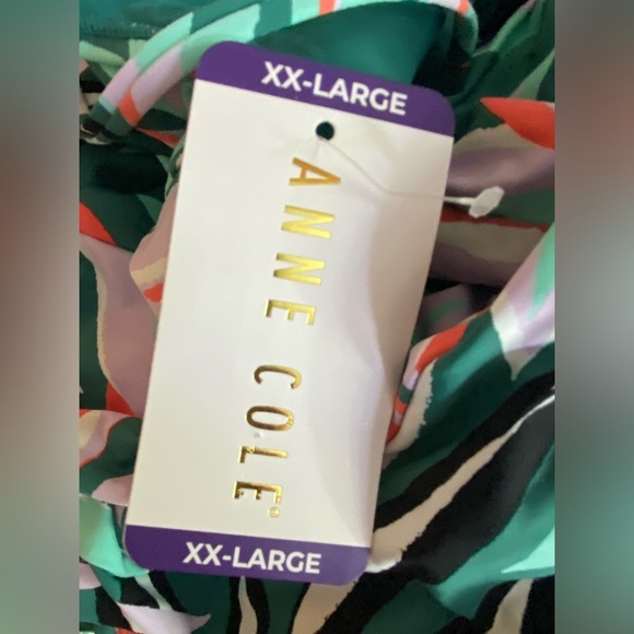 Anne Cole Zesty Tropical Tankini Top Size XL & XXL NWT - Picture 5 of 5